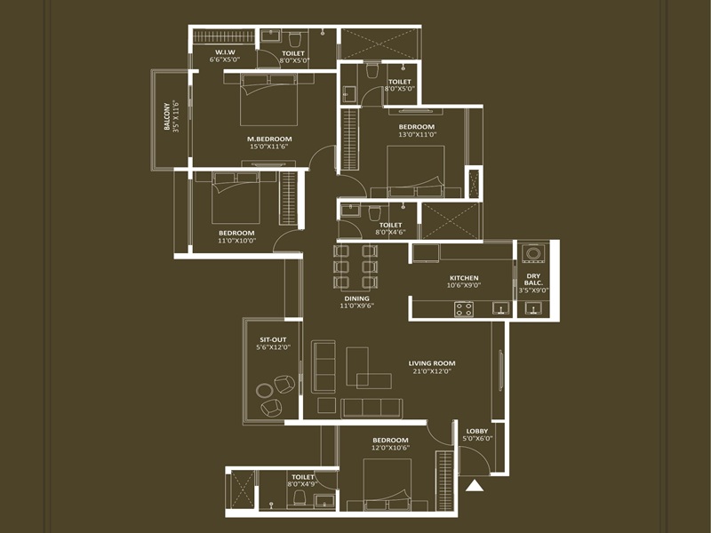 Saheel Downtown Floor Plan